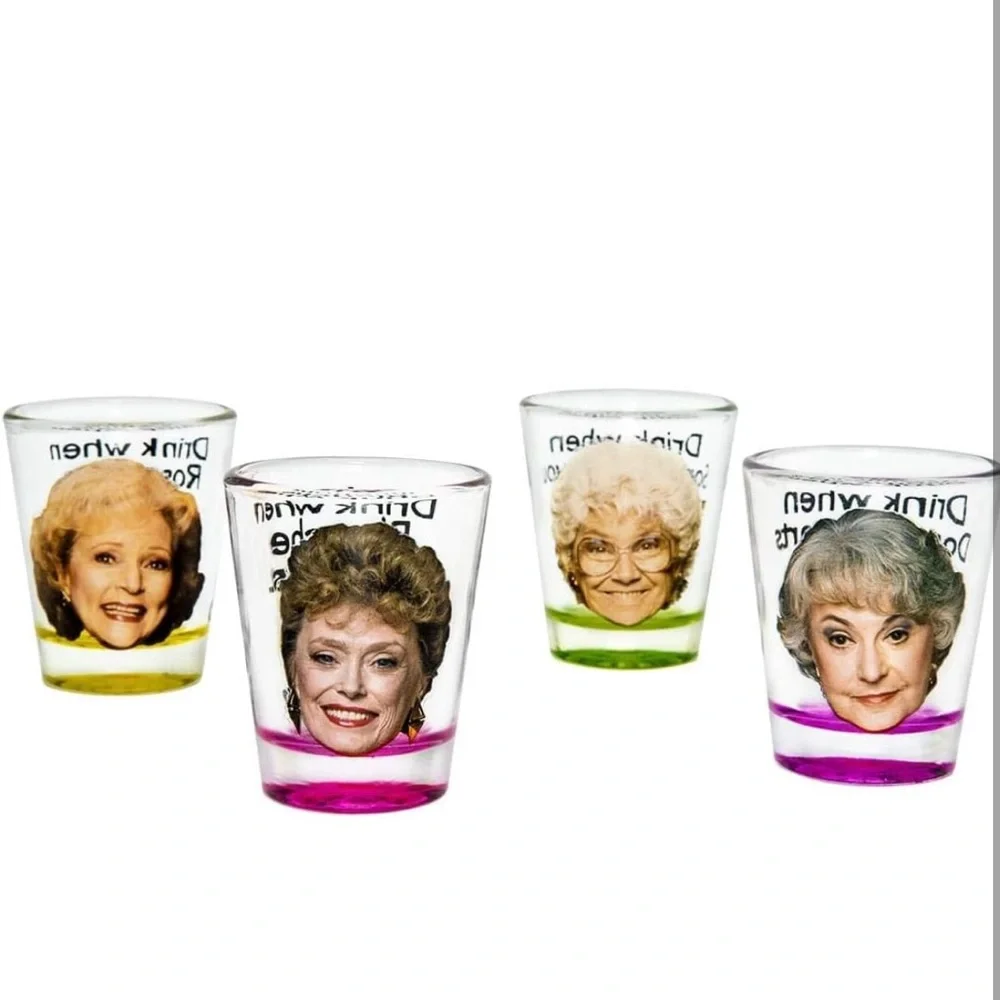 ABC Just Funky Goden Girls Mini Glass Set - Multicolor